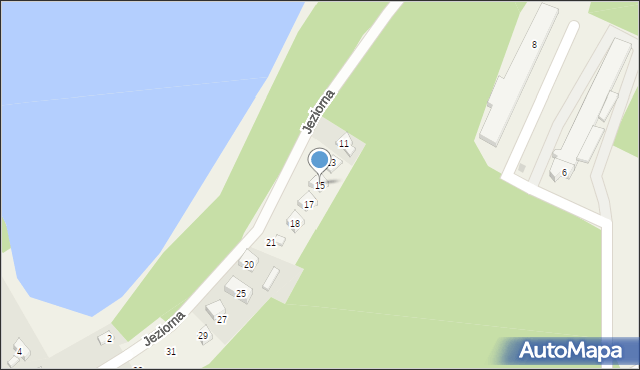 Mezowo, Jeziorna, 16, mapa Mezowo