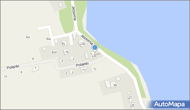 Mezowo, Jeziorna, 75, mapa Mezowo