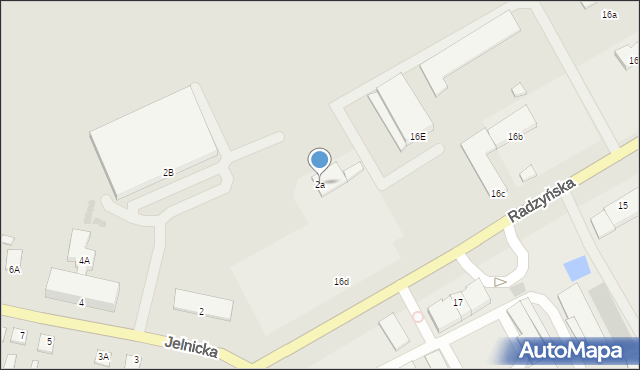 Międzyrzec Podlaski, Jelnicka, 2a, mapa Międzyrzec Podlaski