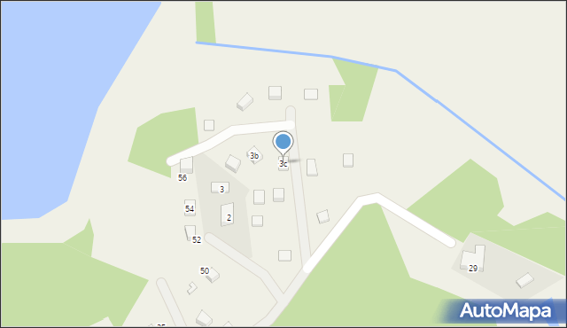 Mierzeszyn, Jeziorna, 3c, mapa Mierzeszyn