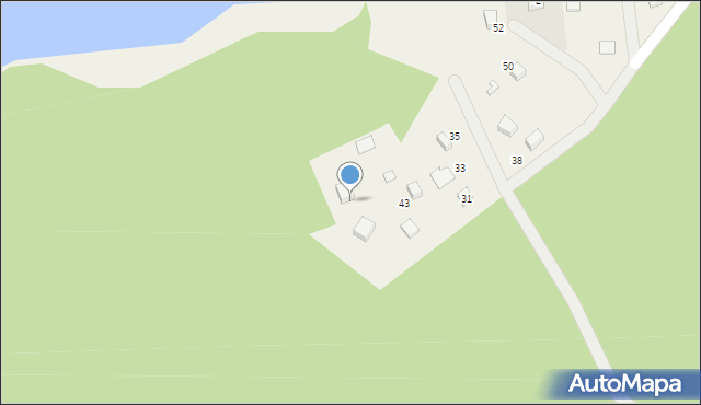 Mierzeszyn, Jeziorna, 51, mapa Mierzeszyn