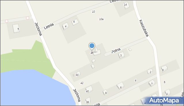 Mściszewice, Jeziorna, 46, mapa Mściszewice