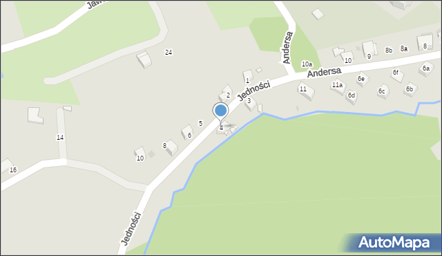 Nowa Ruda, Jedności, 4, mapa Nowa Ruda