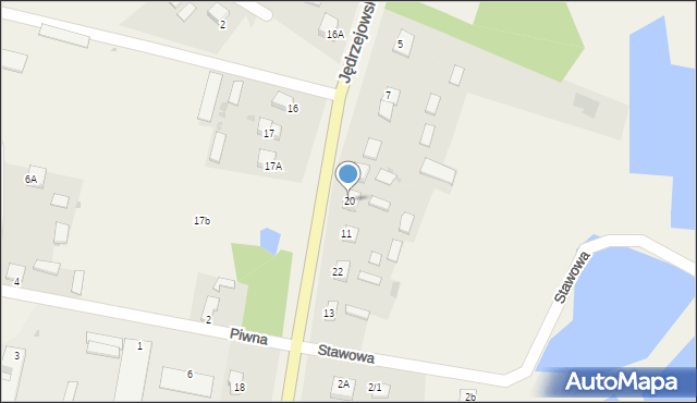 Oksa, Jędrzejowska, 20, mapa Oksa