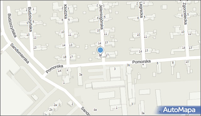 Opole, Jeleniogórska, 20, mapa Opola