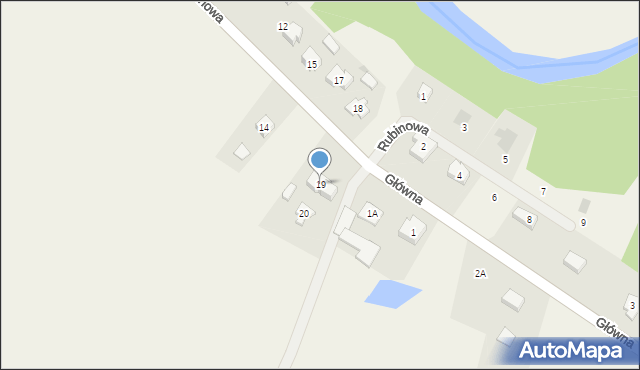 Owidz, Jesionowa, 19, mapa Owidz