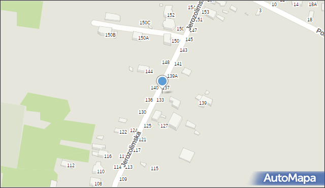 Piotrków Trybunalski, Jerozolimska, 135, mapa Piotrków Trybunalski