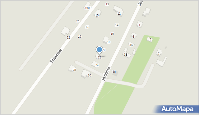 Płock, Jeziorna, 22, mapa Płock