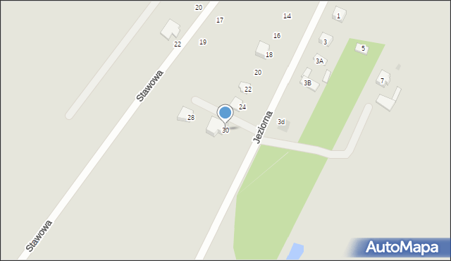 Płock, Jeziorna, 30, mapa Płock