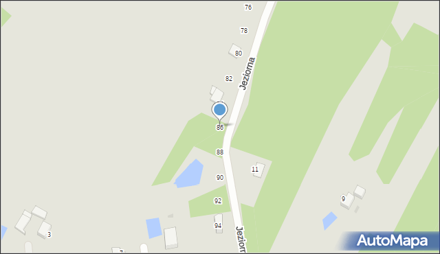 Płock, Jeziorna, 86, mapa Płock