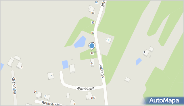 Płock, Jeziorna, 92, mapa Płock