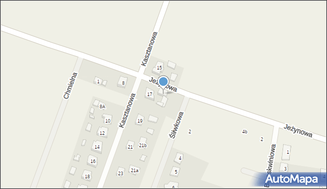 Podstolice, Jeżynowa, 2, mapa Podstolice