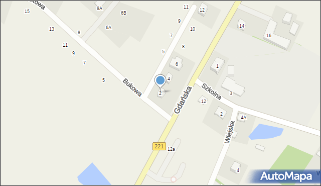 Pomlewo, Jesionowa, 2, mapa Pomlewo