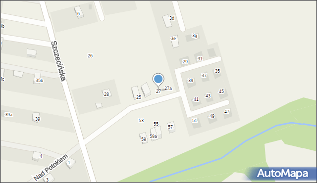Przęsocin, Jeżynowa, 27, mapa Przęsocin