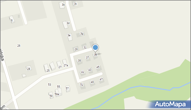 Przęsocin, Jeżynowa, 35, mapa Przęsocin