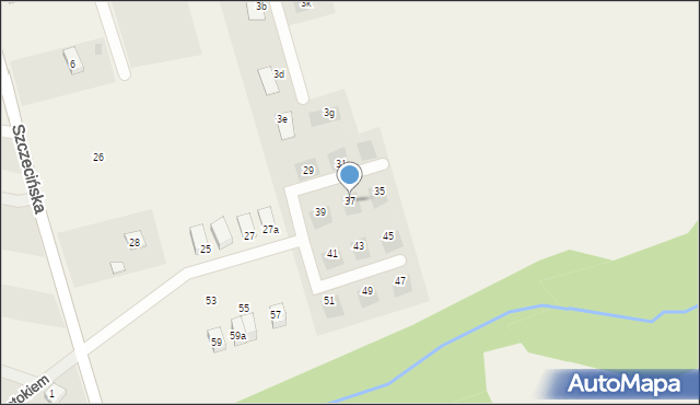 Przęsocin, Jeżynowa, 37, mapa Przęsocin