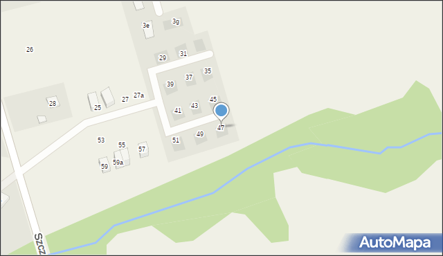 Przęsocin, Jeżynowa, 47, mapa Przęsocin