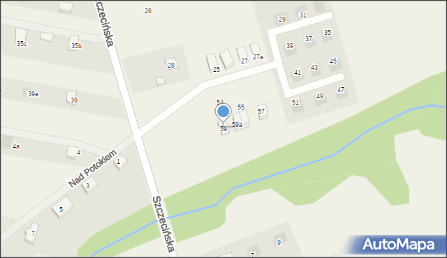 Przęsocin, Jeżynowa, 59, mapa Przęsocin