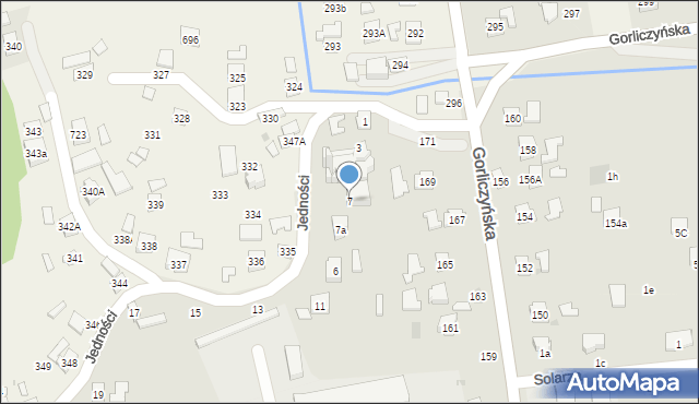 Przeworsk, Jedności, 7, mapa Przeworsk