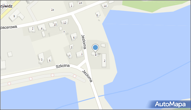 Przywidz, Jeziorna, 4, mapa Przywidz