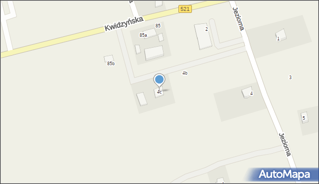 Rakowiec, Jeziorna, 4c, mapa Rakowiec