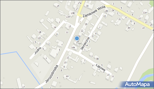 Rawa Mazowiecka, Jerozolimska, 16, mapa Rawa Mazowiecka