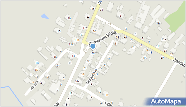 Rawa Mazowiecka, Jerozolimska, 26, mapa Rawa Mazowiecka