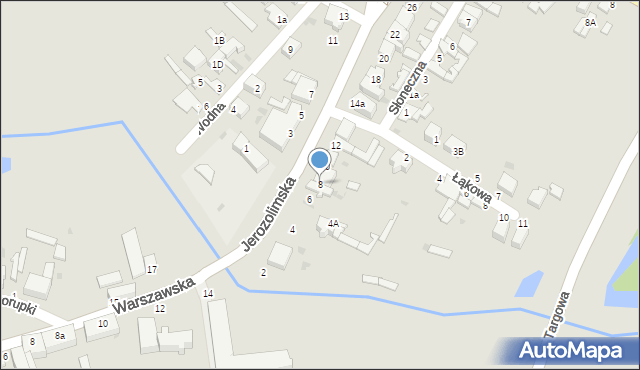 Rawa Mazowiecka, Jerozolimska, 8, mapa Rawa Mazowiecka