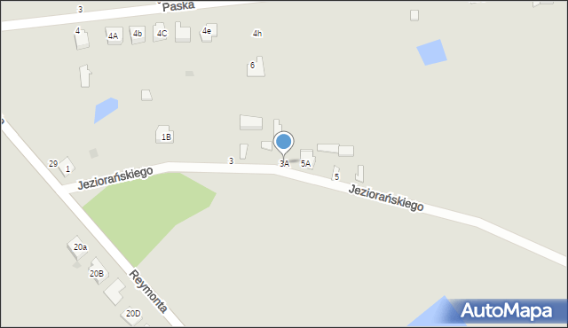 Rawa Mazowiecka, Jeziorańskiego, 3A, mapa Rawa Mazowiecka