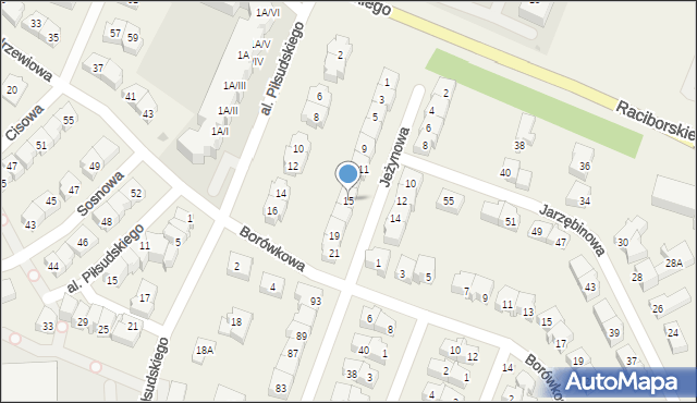 Rotmanka, Jeżynowa, 15, mapa Rotmanka
