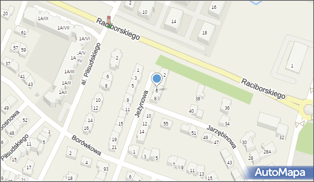 Rotmanka, Jeżynowa, 6, mapa Rotmanka