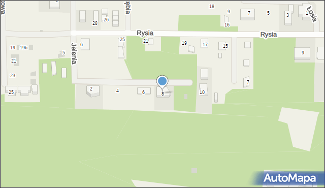 Rozewie, Jelenia, 8, mapa Rozewie
