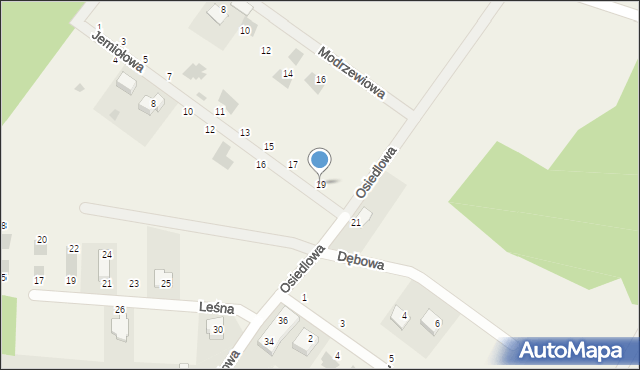 Rudna Mała, Jemiołowa, 19, mapa Rudna Mała