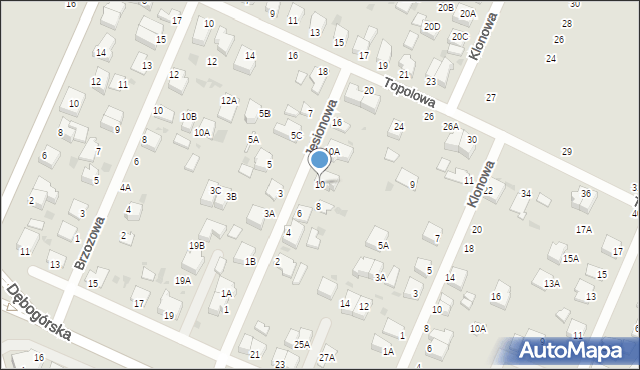 Rumia, Jesionowa, 10, mapa Rumia
