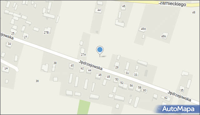 Secemin, Jędrzejowska, 27c, mapa Secemin