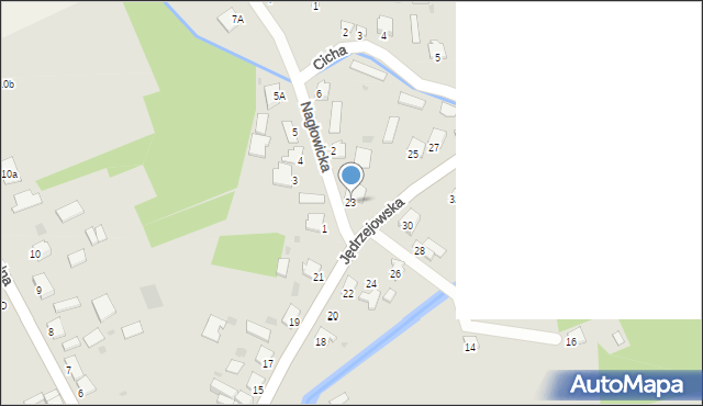 Sędziszów, Jędrzejowska, 23, mapa Sędziszów