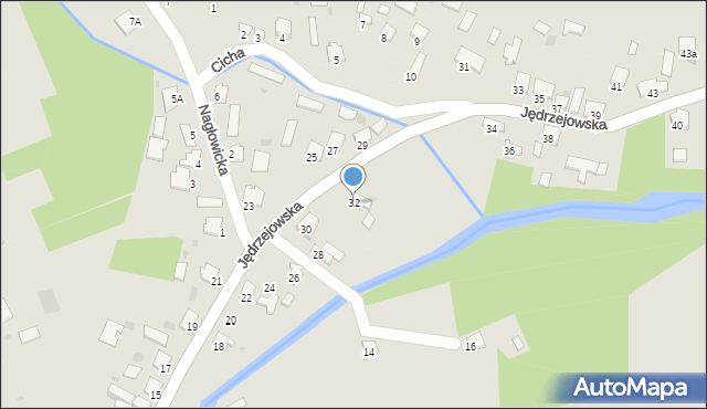 Sędziszów, Jędrzejowska, 32, mapa Sędziszów