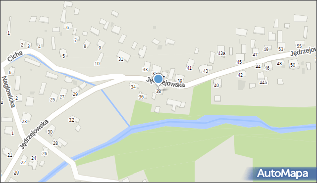 Sędziszów, Jędrzejowska, 38, mapa Sędziszów