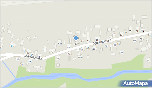 Sędziszów, Jędrzejowska, 47, mapa Sędziszów