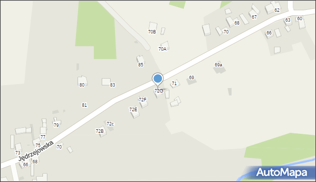 Sędziszów, Jędrzejowska, 72G, mapa Sędziszów