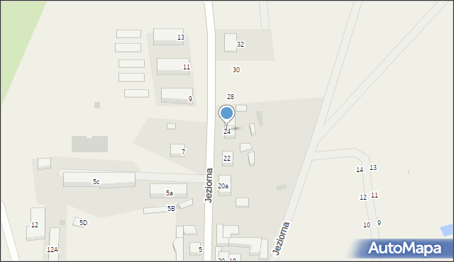 Smołdzino, Jeziorna, 24, mapa Smołdzino