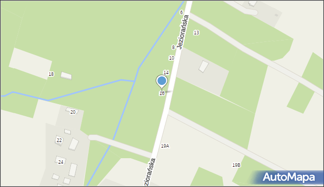 Smyków, Jeziorańska, 16, mapa Smyków