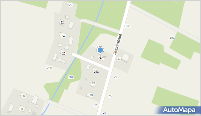 Smyków, Jeziorańska, 24A, mapa Smyków