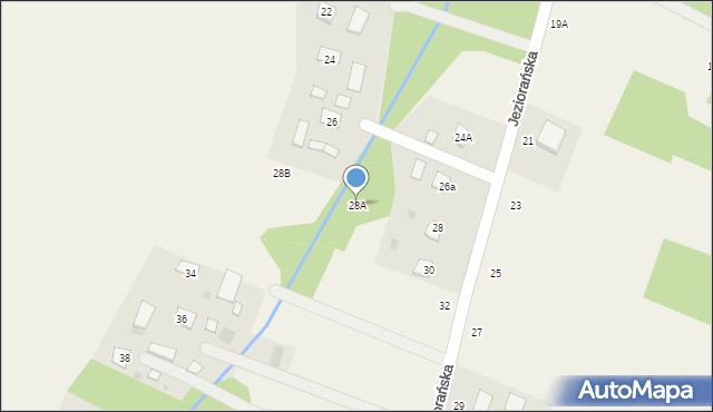 Smyków, Jeziorańska, 28A, mapa Smyków