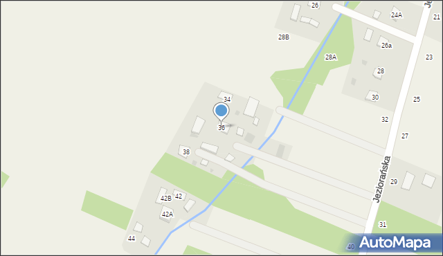 Smyków, Jeziorańska, 36, mapa Smyków