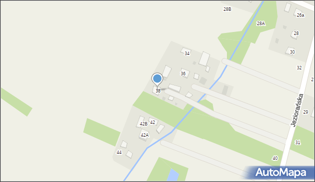 Smyków, Jeziorańska, 38, mapa Smyków