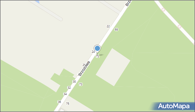 Smyków, Jeziorańska, 71, mapa Smyków