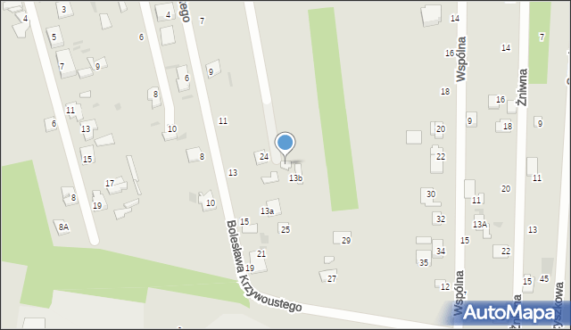 Sochaczew, Jedwabnicza, 9, mapa Sochaczew