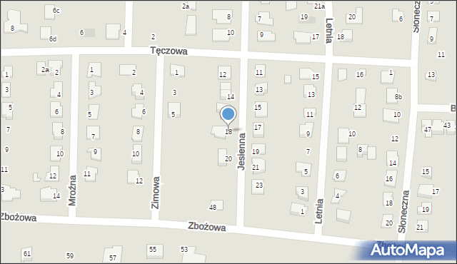 Solec Kujawski, Jesienna, 18, mapa Solec Kujawski