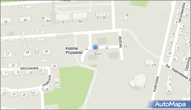 Sosnowiec, Jędryki Stanisława, 3, mapa Sosnowca